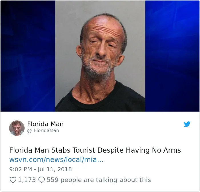 Florida Man Meme Example 1